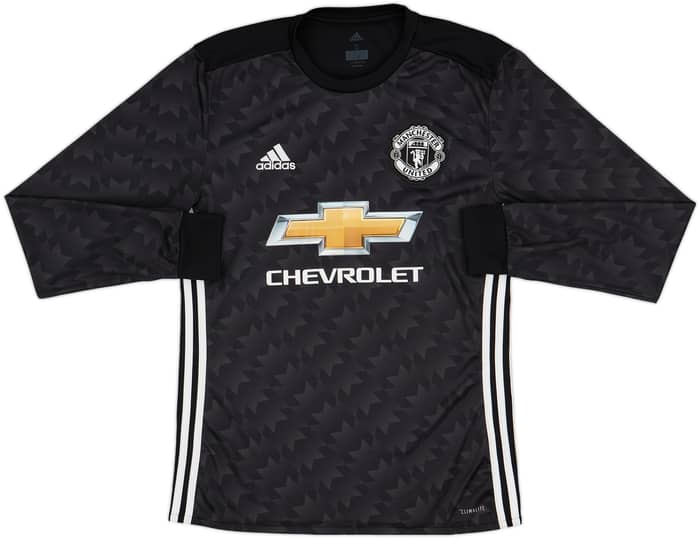 2017-18 Manchester United Away L/S Shirt Pogba #6 - 8/10 - (S)