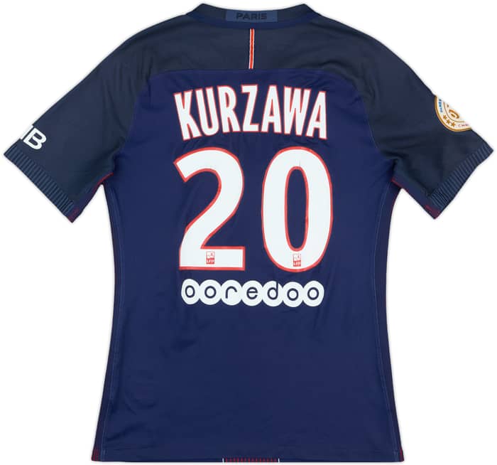 2016-17 Paris Saint-Germain Match Issue Home Shirt Kurzawa #20