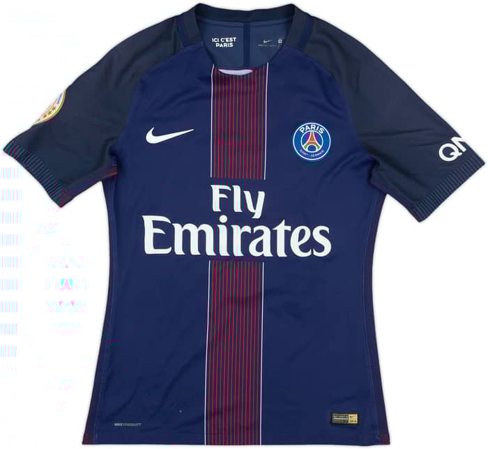 2016-17 Paris Saint-Germain Match Issue Home Shirt Kurzawa #20