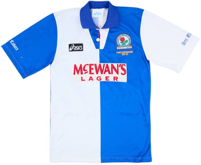 1994-95 Blackburn 'Champions' Home Shirt Shearer #9 - 6/10 - (S)