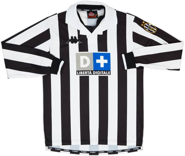 1998-99 Juventus Home L/S Shirt Zidane #21 - 7/10 - (S)