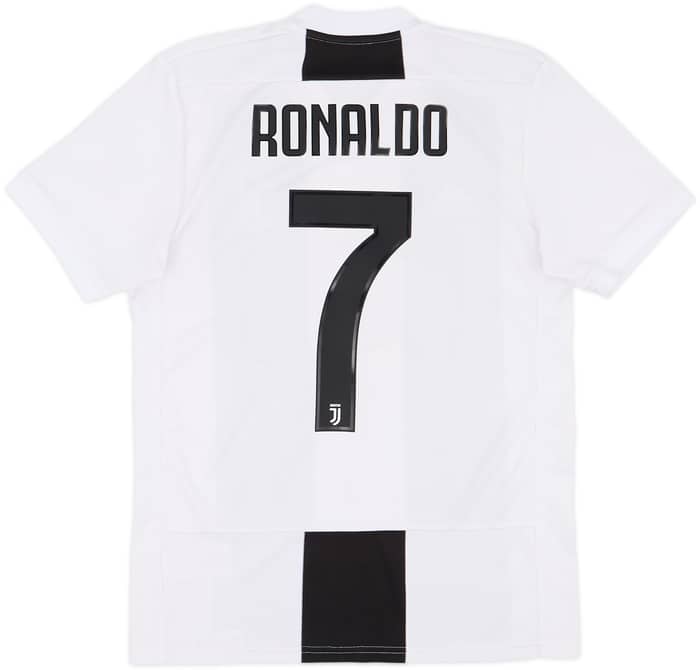 2018-19 Juventus Home Shirt Ronaldo #7 - 9/10 - (S)