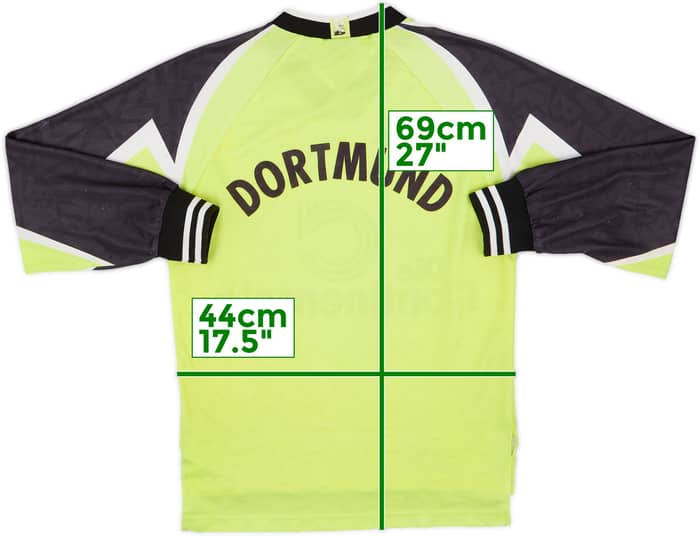 1995-96 Borussia Dortmund Home Shirt - 7/10 - (XS)