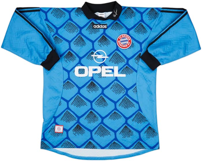 1996-98 Bayern Munich GK Shirt Kahn #1 - 9/10 - (XL)