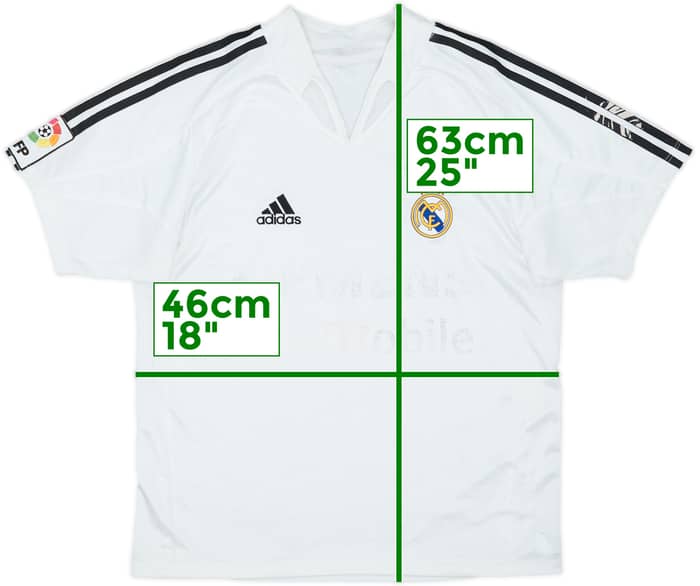 2004-05 Real Madrid Home Shirt - 3/10 - (XL.Boys)