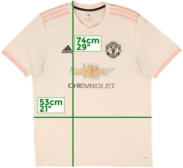 2018-19 Manchester United Away Shirt - 4/10 - (L)