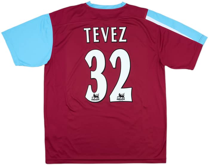 2005-07 West Ham Home Shirt Tevez #32 - 8/10 - (L)