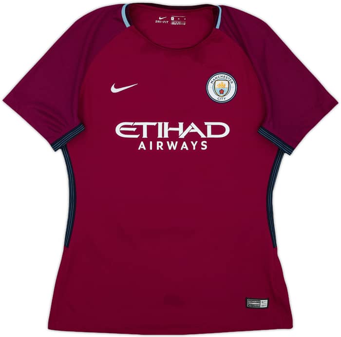 2017-18 Manchester City Away Shirt Silva #12 - 8/10 - (Women's M)