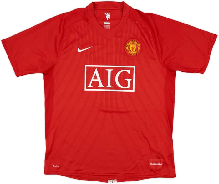 2007-09 Manchester United Home Shirt Nani #17 - 7/10 - (L)