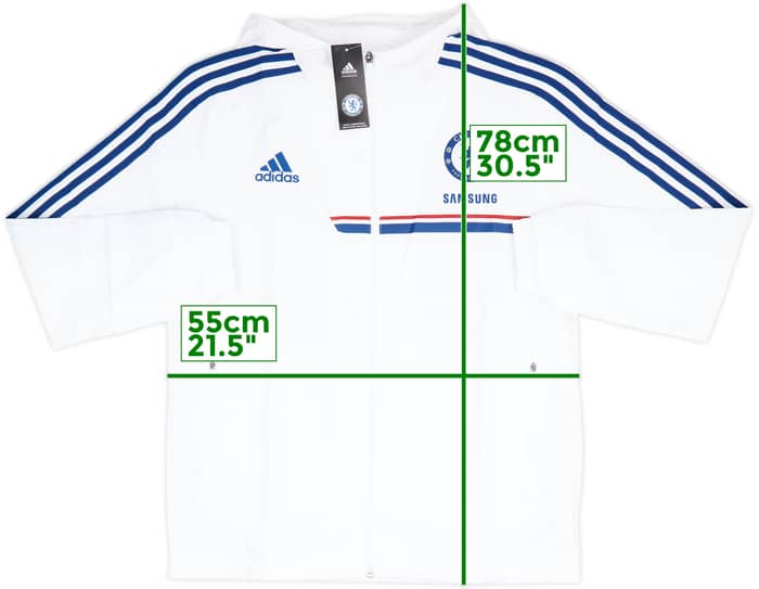 2013-14 Chelsea adidas Hooded Track Jacket (M/L)