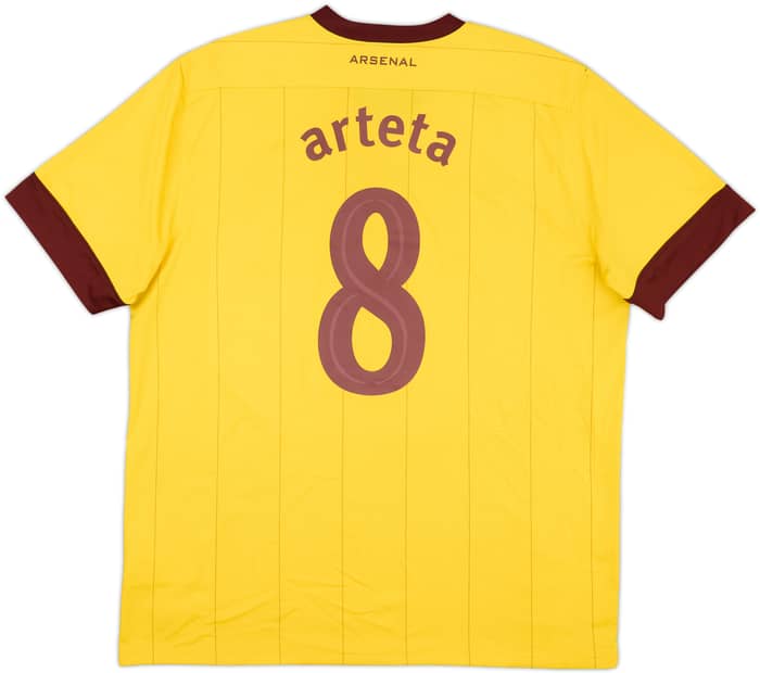 2010-13 Arsenal Away Shirt Arteta #8 - 6/10 - (XL)