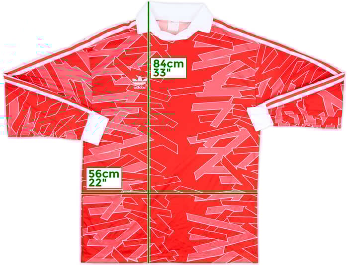 1990s adidas Template L/S Shirt - 9/10 - (XL)