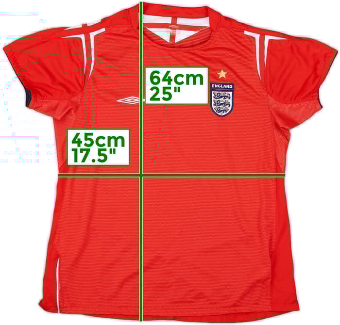2004-06 England Away Shirt - 8/10 - (Women's M)