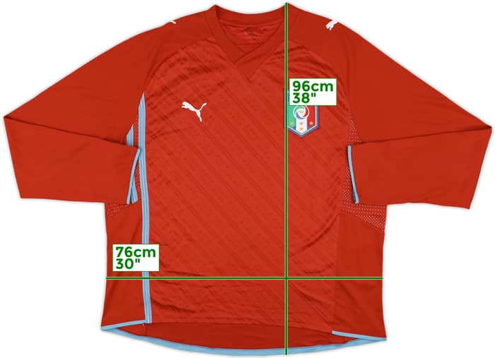 2009-10 Italy GK Red Shirt - 8/10 - (XXL)