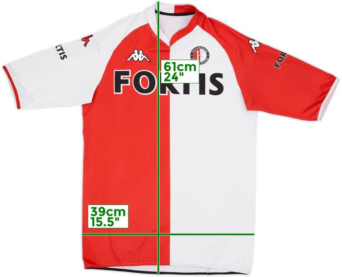 2007-08 Feyenoord Home Shirt - 7/10 - (XL)