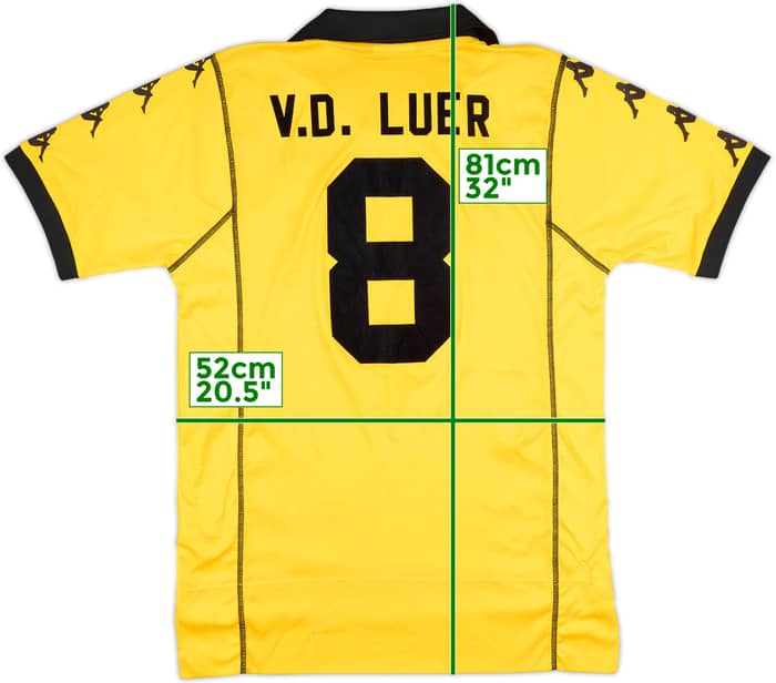 2000-01 Roda JC Home Shirt V.D Luer #8 - 9/10 - (M)