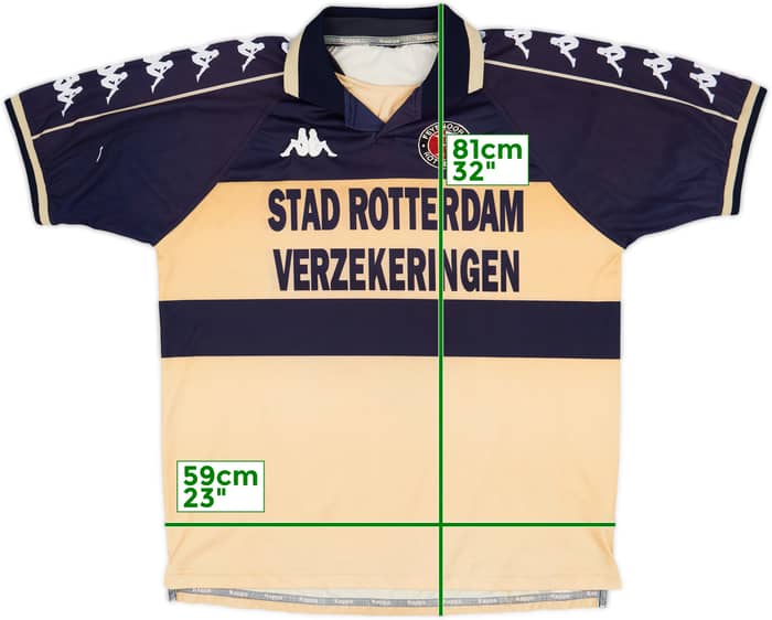 2000-01 Feyenoord Away Shirt - 6/10 - (XL)