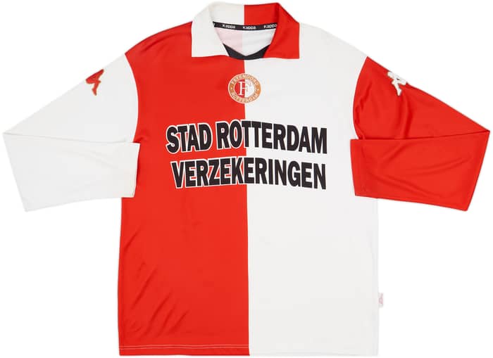 2001-02 Feyenoord Home L/S Shirt - 5/10 - (M)