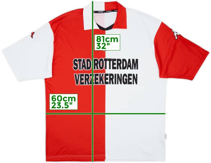 2001-02 Feyenoord Home Shirt - 8/10 - (3XL)