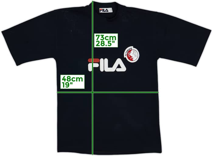 1999-00 FC Twente Fila Cotton Tee - 8/10 - (M)