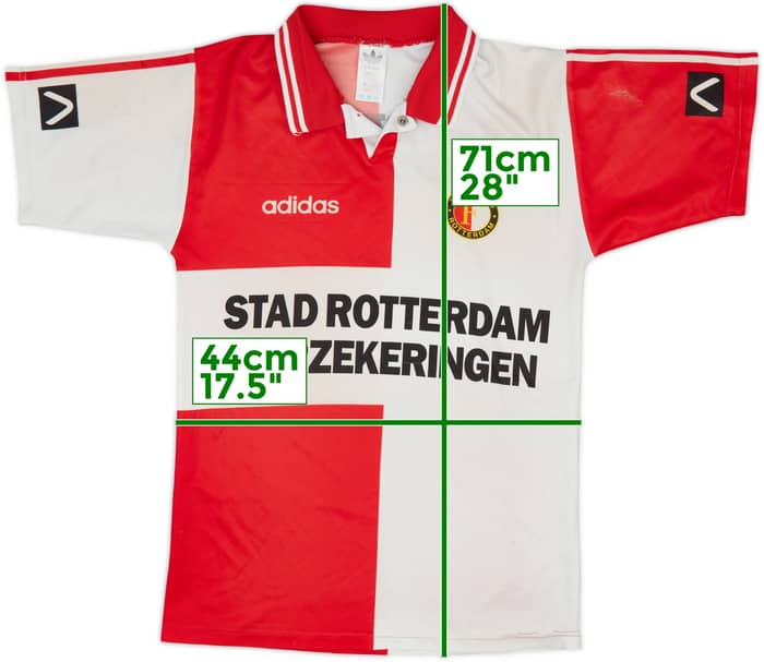 1994-96 Feyenoord Home Shirt - 4/10 - (S)