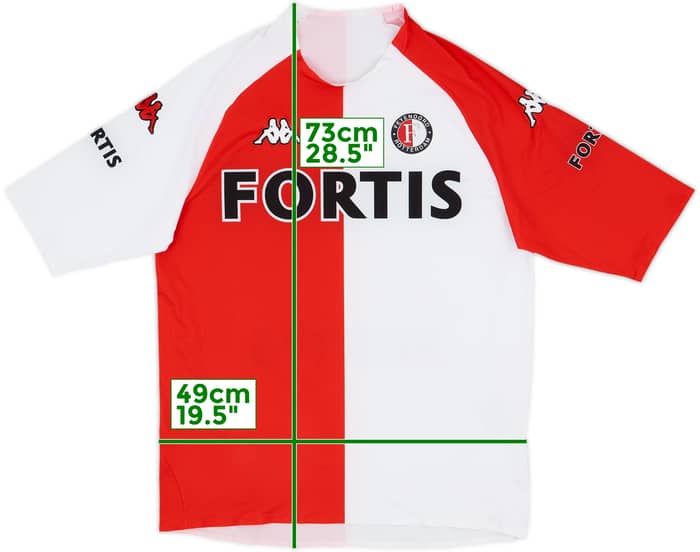 2006-07 Feyenoord Player Issue Home Shirt - 8/10 - (L)