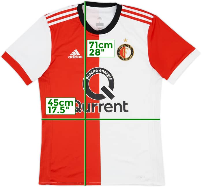 2017-18 Feyenoord Home Shirt - 7/10 - (S)