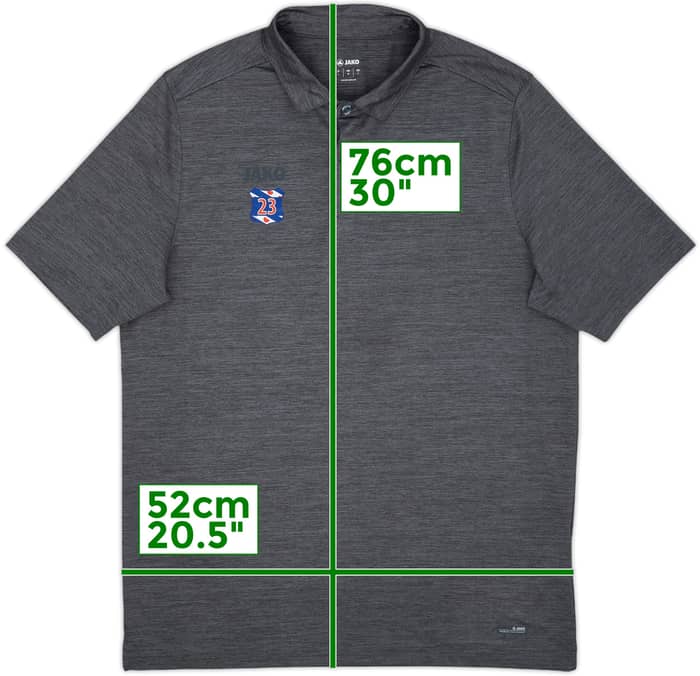 2019-20 Heerenveen Player Issue Jako Polo Shirt #23 - 7/10 - (M)