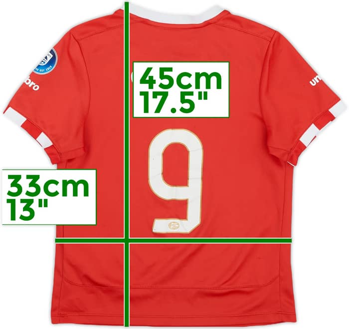 2018-19 PSV Home Shirt Stef #9 - 6/10 - (S.Boys)