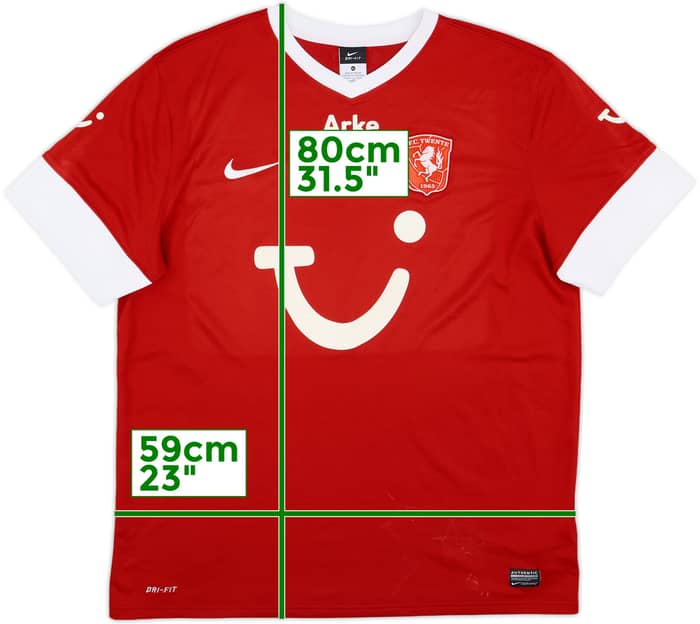 2012-13 FC Twente Home Shirt - 8/10 - (XL)