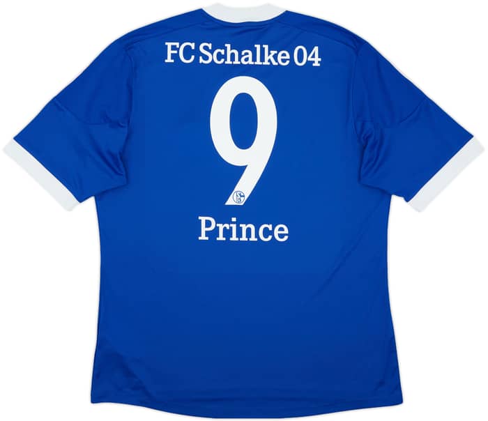 2012-14 Schalke Home Shirt Prince #9 - 6/10 - (XL)