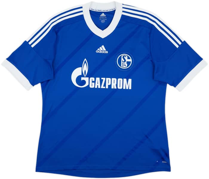 2012-14 Schalke Home Shirt Prince #9 - 6/10 - (XL)
