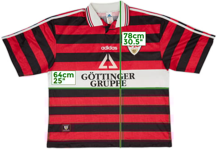 1997-98 Stuttgart Away Shirt - 4/10 - (XXL)