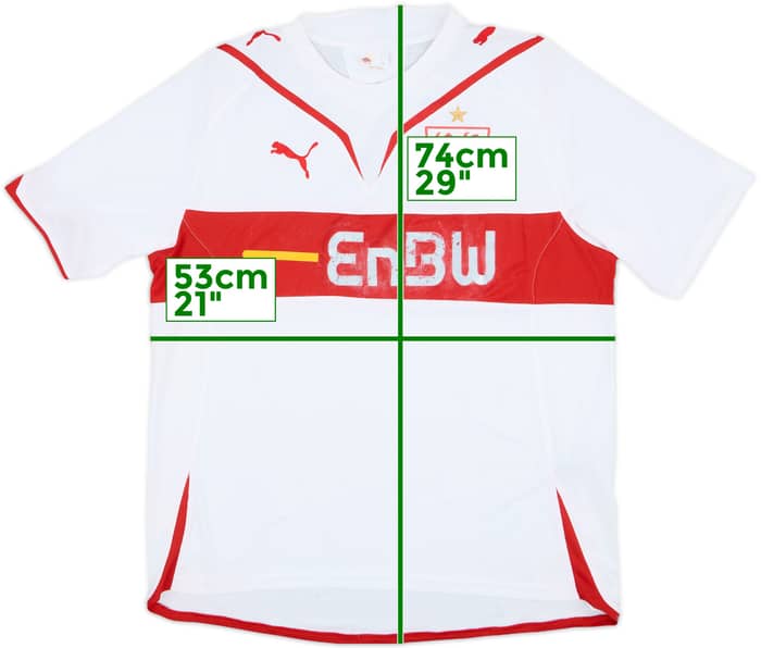 2009-10 Stuttgart Home Shirt - 4/10 - (M)