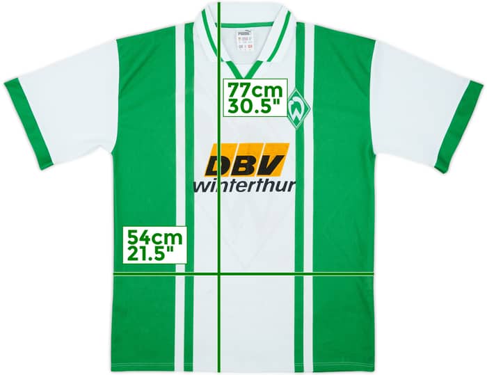 1996-97 Werder Bremen Home Shirt - 7/10 - (M)
