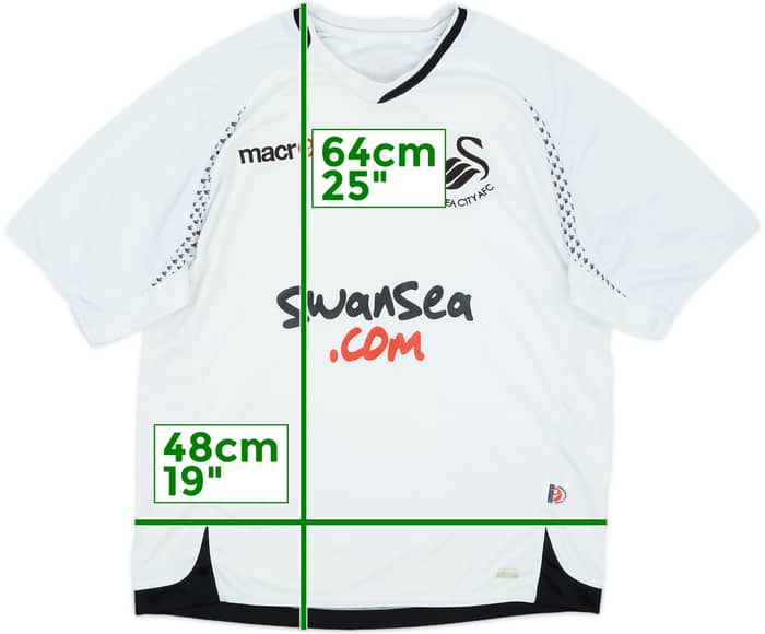 2007-08 Swansea Home Shirt - 6/10 - (S)