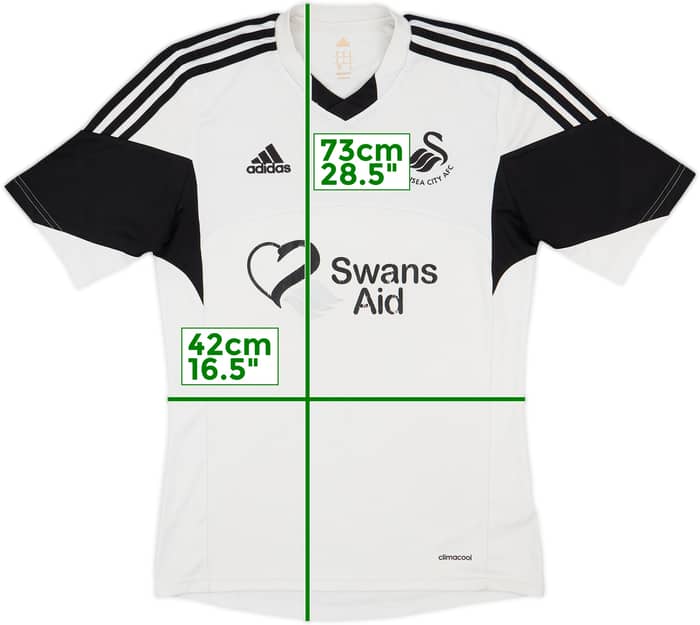 2013-14 Swansea Home Shirt - 4/10 - (S)