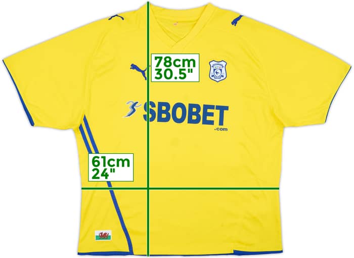 2009-10 Cardiff Away Shirt - 7/10 - (XL)
