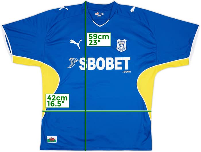 2009-10 Cardiff Home Shirt - 9/10 - (L)