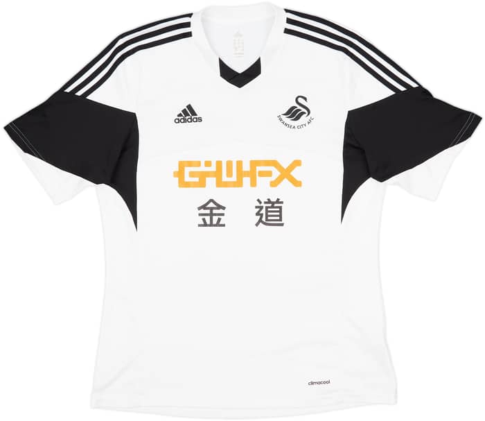 2013-14 Swansea Home Shirt Wilfried #10 - 8/10 - (L)