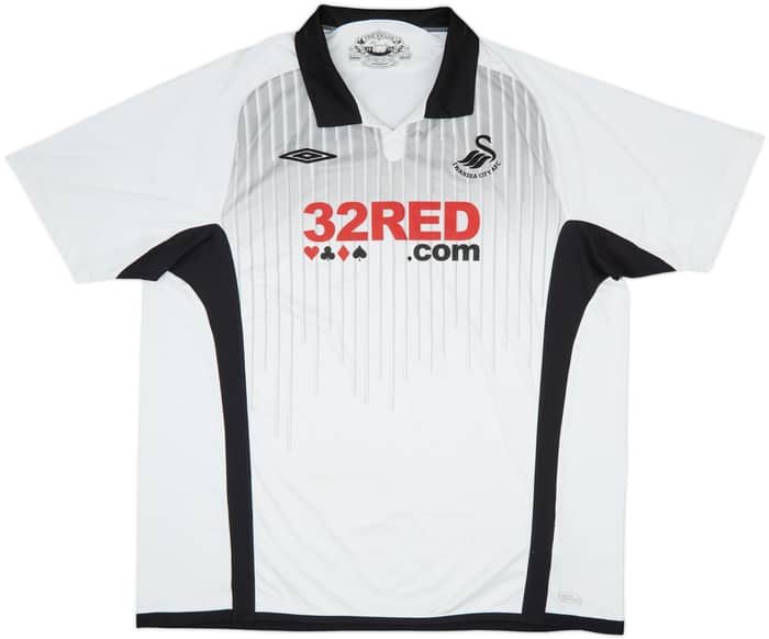 2009-10 Swansea Home Shirt - 7/10 - (3XL)