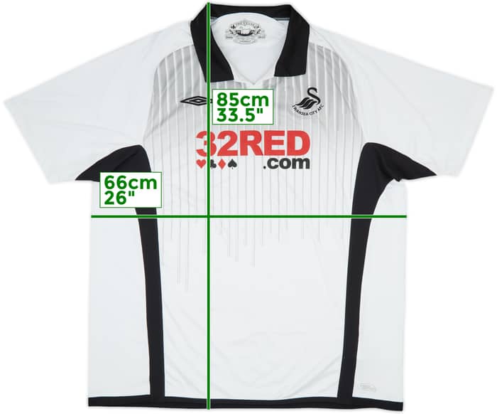 2009-10 Swansea Home Shirt - 7/10 - (3XL)