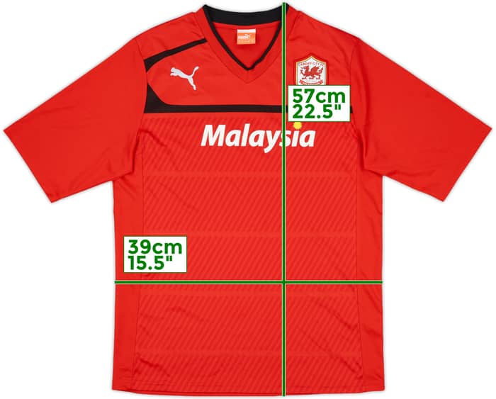 2012-13 Cardiff Home Shirt - 10/10 - (XL)