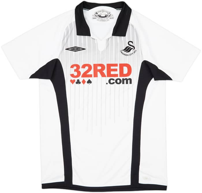 2009-10 Swansea Home Shirt - 7/10 - (M)