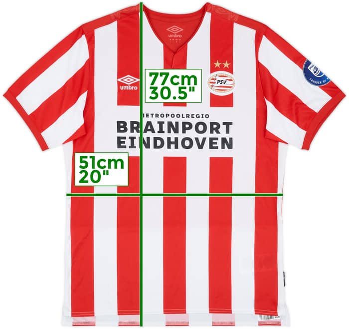 2019-20 PSV Home Shirt - 10/10 - (L)