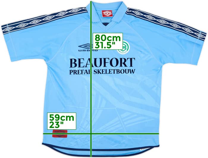 2002-03 Groningen Umbro Training Shirt - 7/10 - (XL)