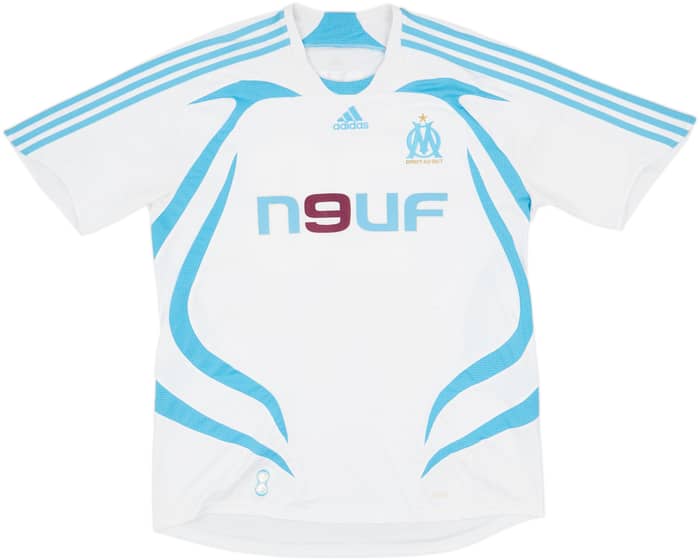 2007-08 Olympique Marseille Home Shirt Valbuena #28 - 7/10 - (XL)