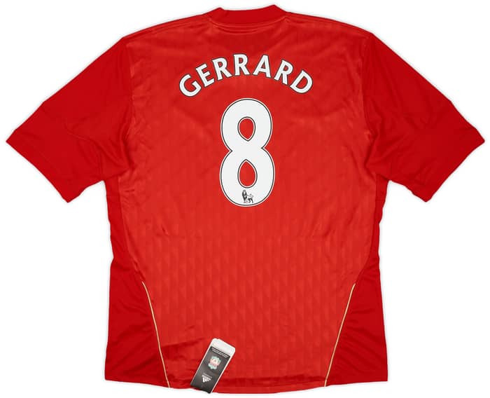 2010-12 Liverpool Home Shirt Gerrard #8