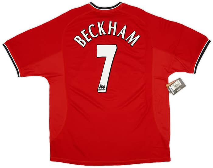 2000-02 Manchester United Home Shirt Beckham #7 (XXL)
