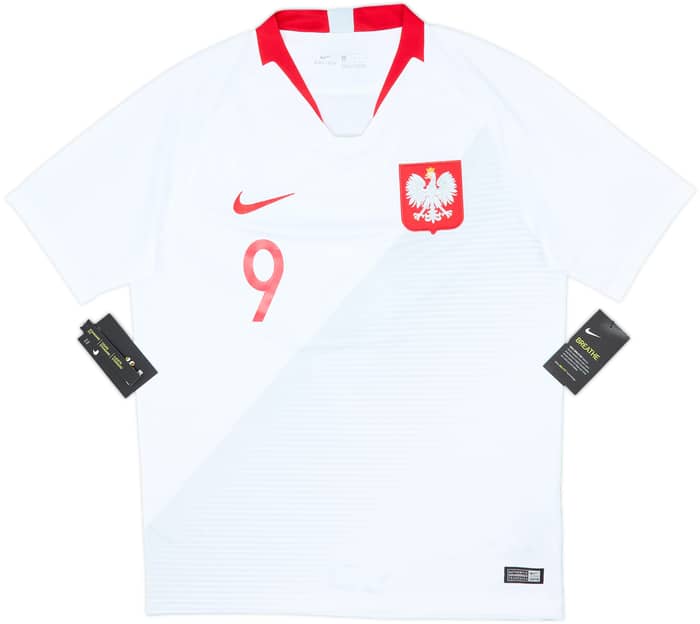 2018-19 Poland Home Shirt Lewandowski #9 (M)